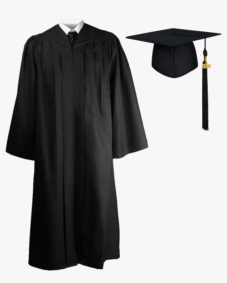 Deluxe Bachelor Graduation Cap Gown Hood Package