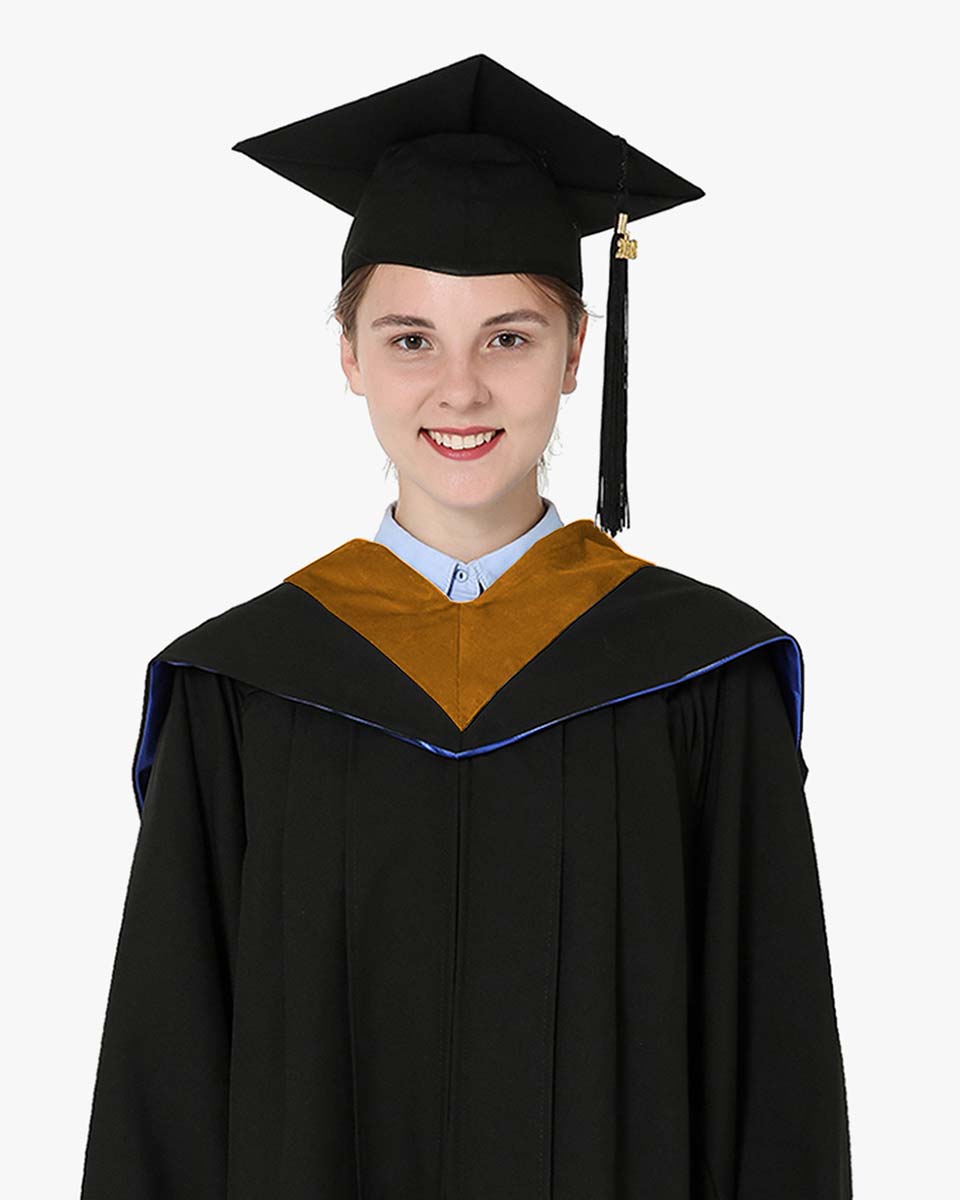Deluxe Bachelor Hood - 24 Color Combinations Available