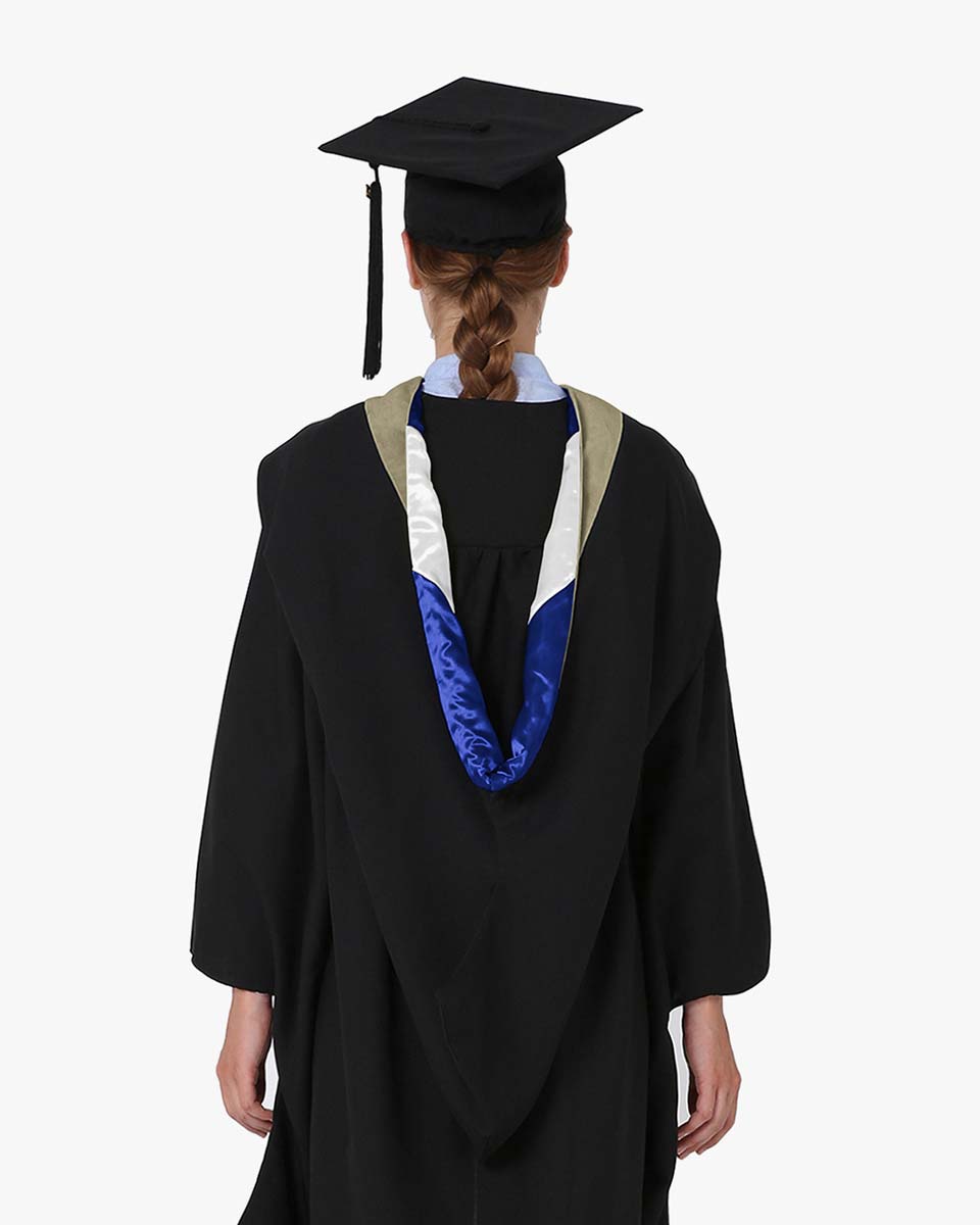 Deluxe Bachelor Hood - 24 Color Combinations Available