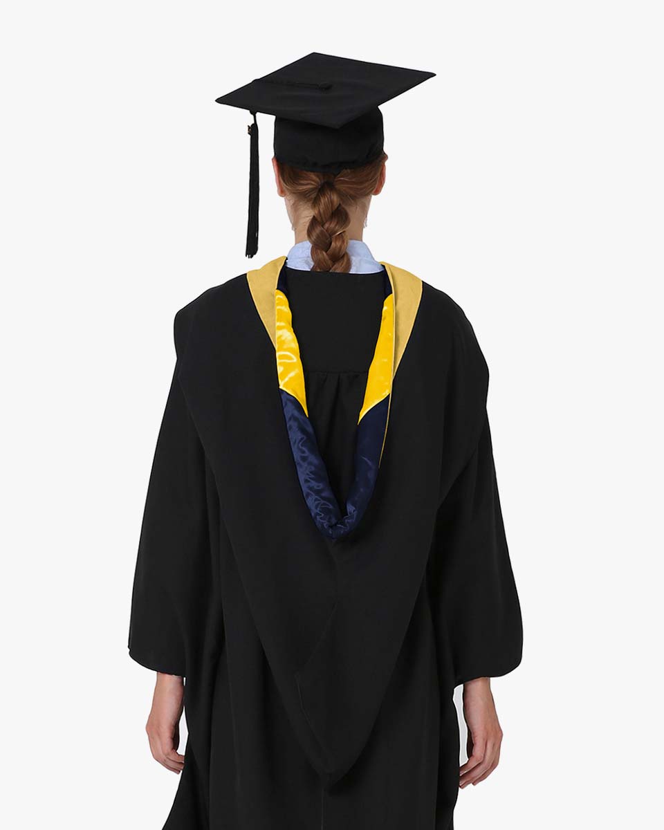 Deluxe Bachelor Hood - 24 Color Combinations Available
