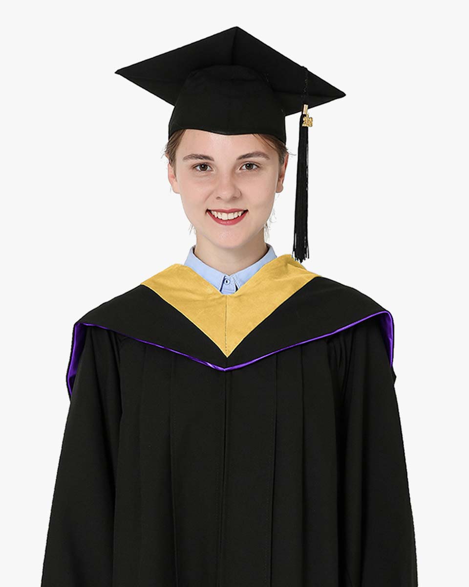 Deluxe Bachelor Hood - 24 Color Combinations Available