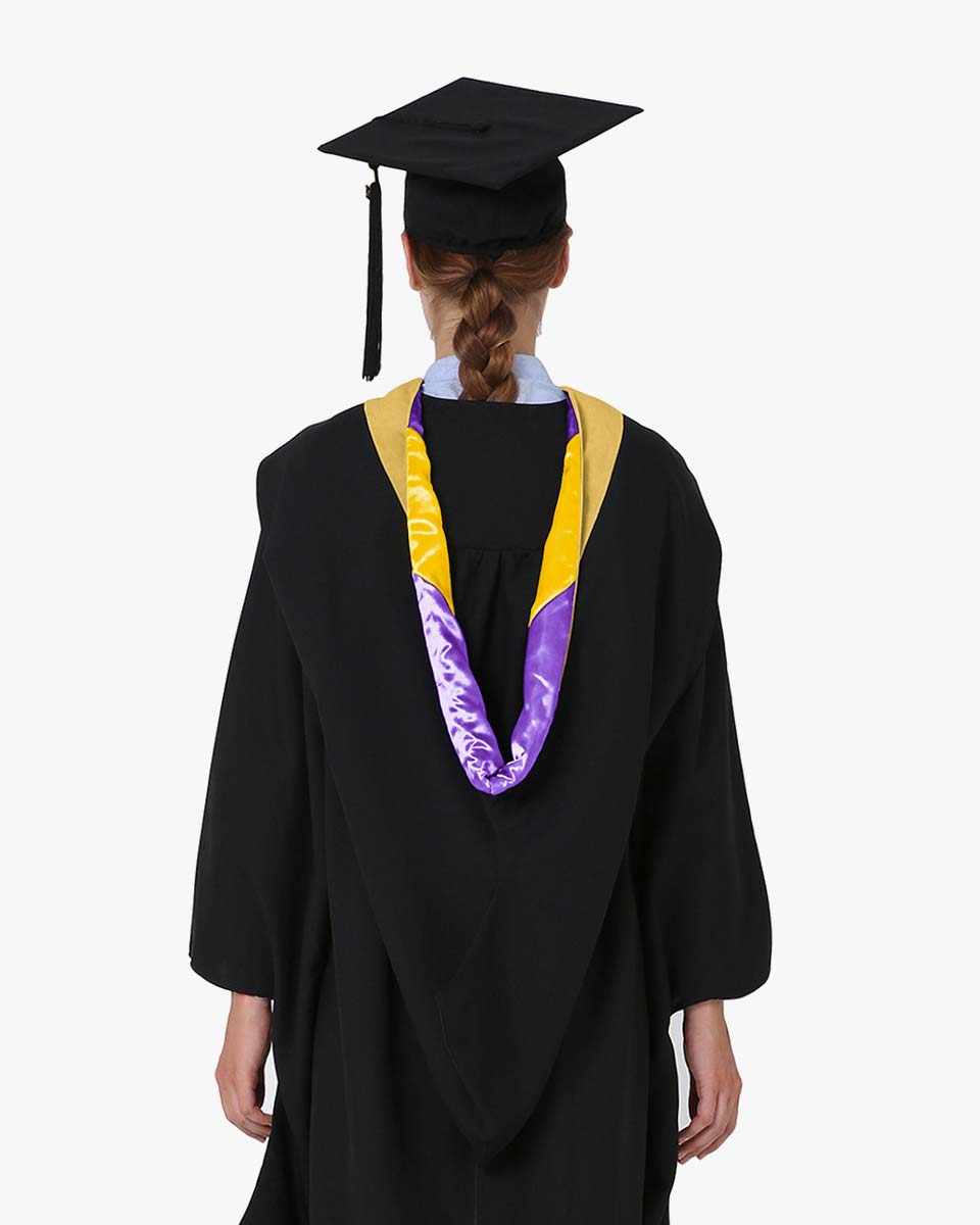 Deluxe Bachelor Hood - 24 Color Combinations Available