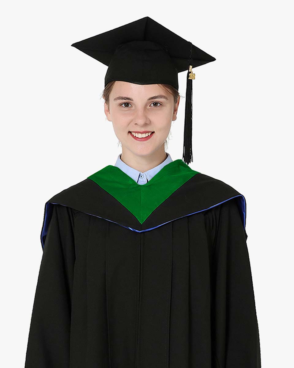 Deluxe Bachelor Hood - 24 Color Combinations Available