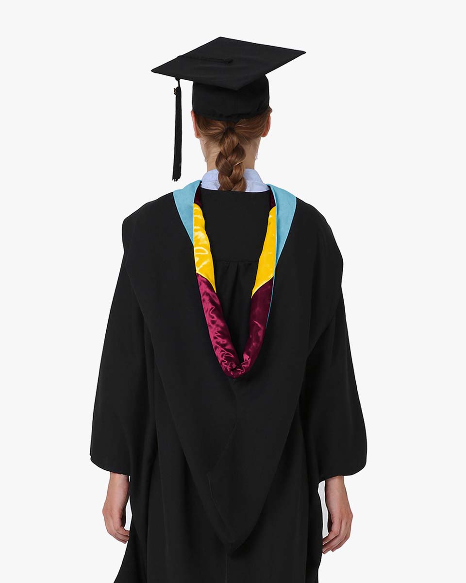 Deluxe Bachelor Hood - 24 Color Combinations Available