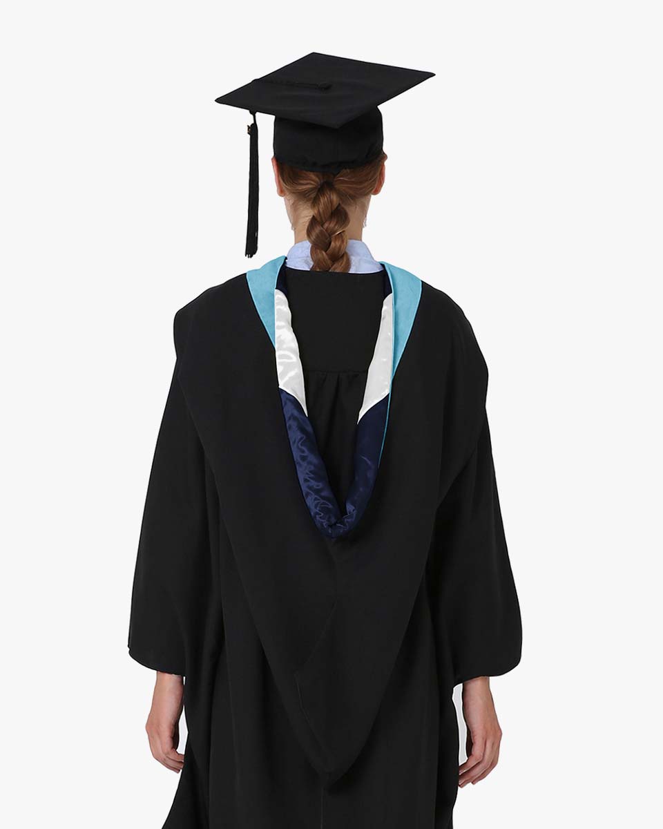 Deluxe Bachelor Hood - 24 Color Combinations Available