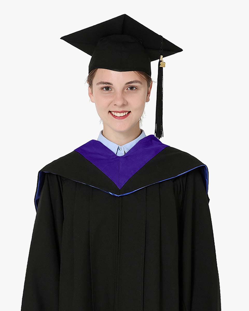Deluxe Bachelor Hood - 24 Color Combinations Available