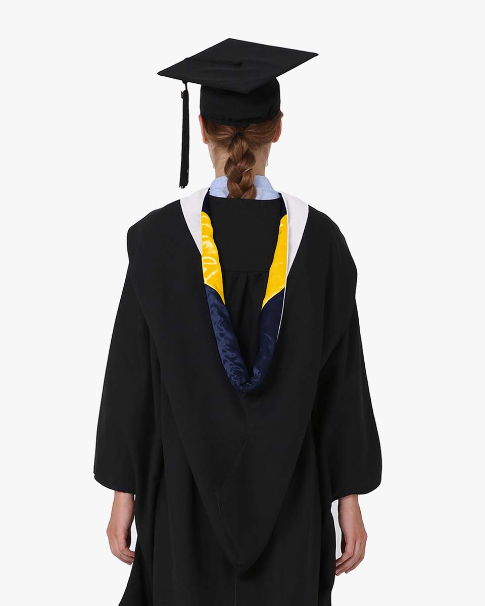 Deluxe Bachelor Hood - 24 Color Combinations Available