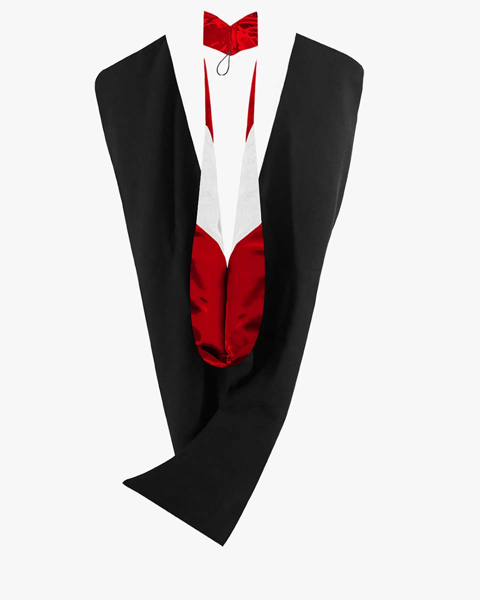 Deluxe Bachelor Hood - 24 Color Combinations Available
