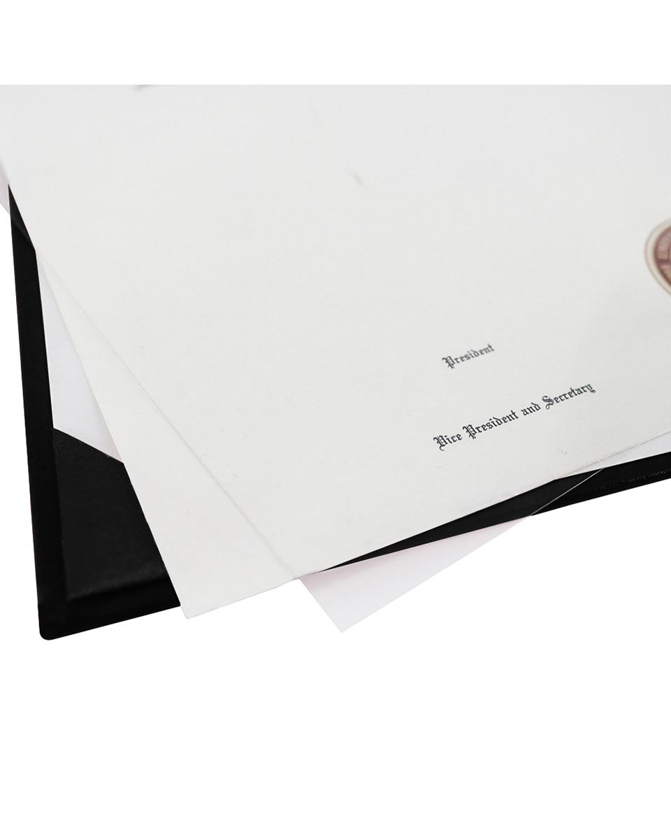 Plain Diploma Cover  – Multiple Colors & Sizes