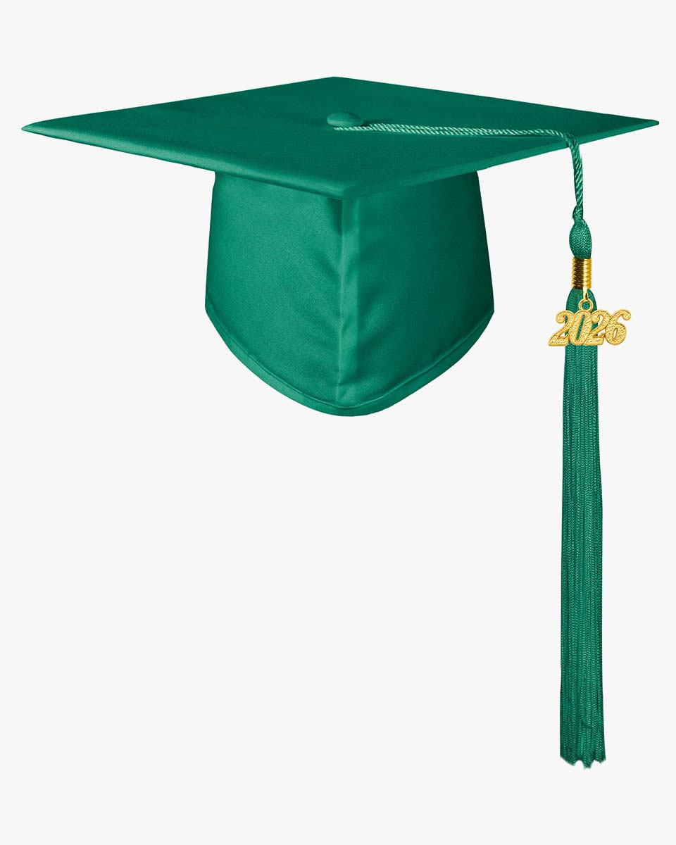 Matte Adult Graduation Cap with Tassel-12 Colors Available Matte Adult Graduation Cap with Tassel-12 Colors Available