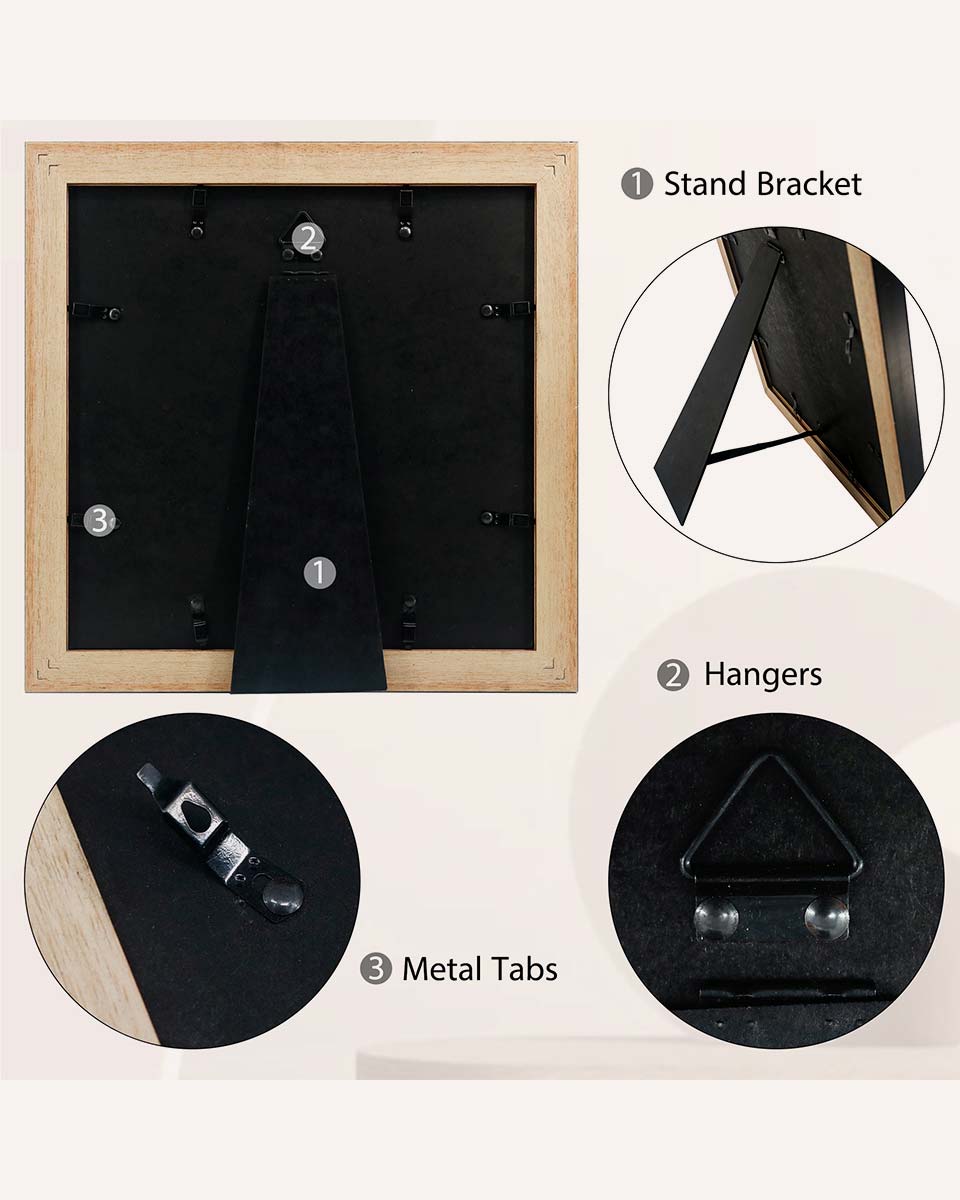 Graduation Class of 2026 Real Wood Shadow Box Frame for Photo with Tassel Insert