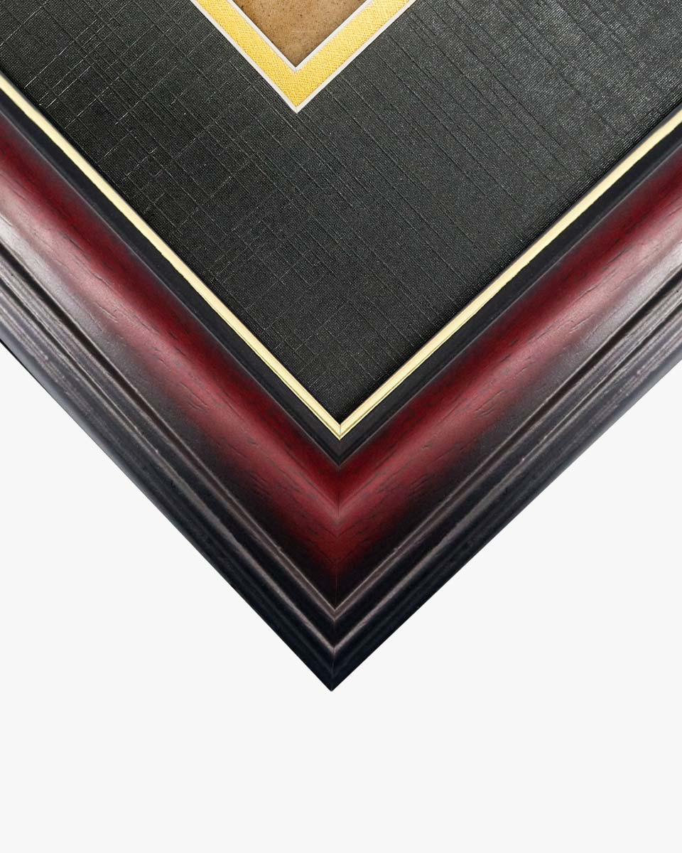 Graduation Certificate Real Wood Frame with Gold Trim 8*10 / 11*14