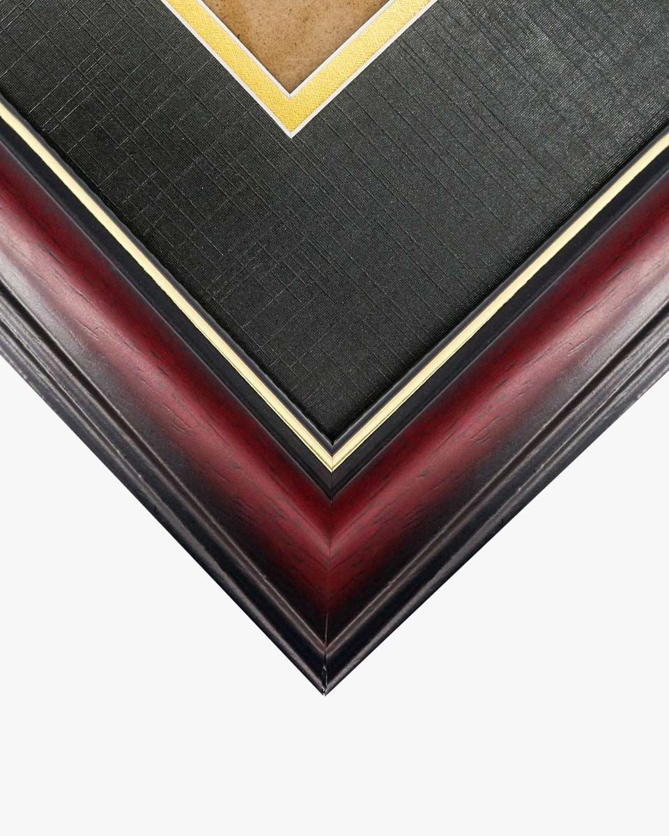 Graduation Certificate Real Wood Frame with Gold Trim 7*9 / 10*12