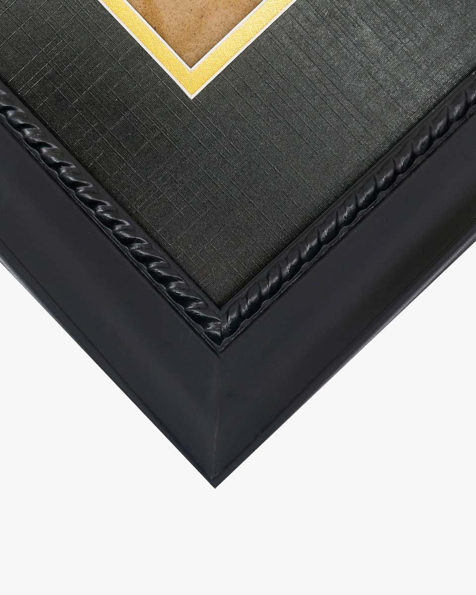 Certificate Solid Wood Frame with Intricate Black Rope Detail for 8*10 / 11*14