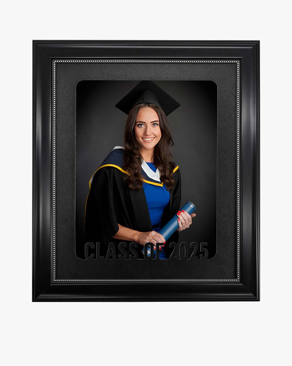 Graduation Class of 2025 Recycled Polystyrene Picture Frame with Tassel Holder for 8*10 Picture - 2 Styles available