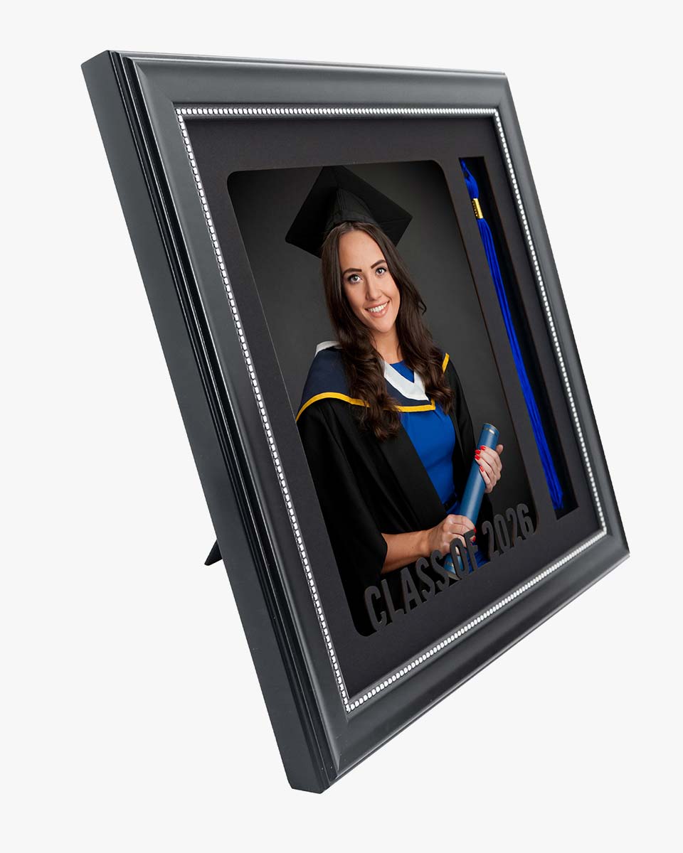 Graduation Class of 2026 Recycled Polystyrene Picture Frame with Tassel Holder for 8*10 Picture - 2 Styles available