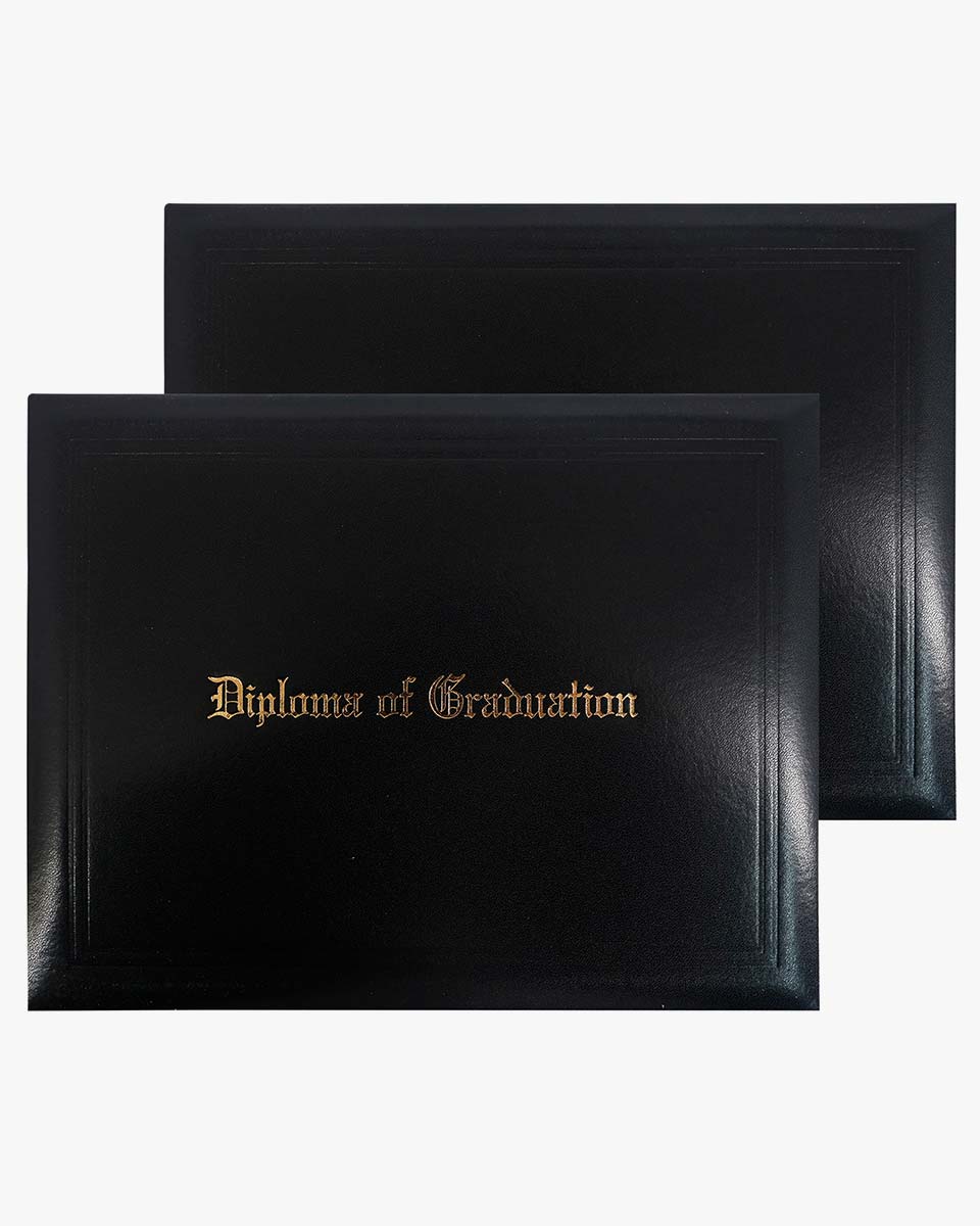 Misscom Diploma Cover 8.5" X11" Diploma Holder Of Graduation Leatherette Padded Certificate