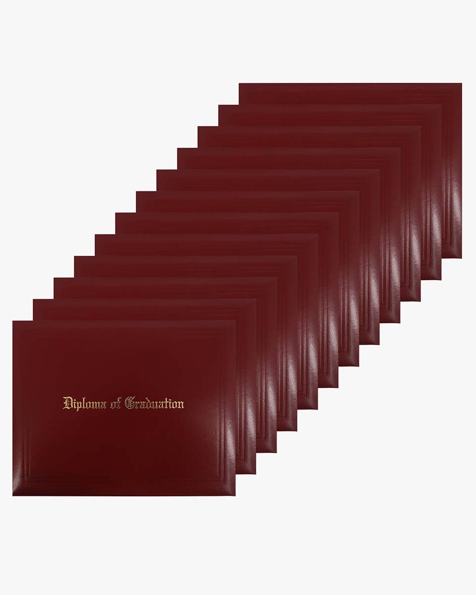 Diploma Cover With "Diploma Of Graduation" Imprinted – Multiple Colors & Sizes