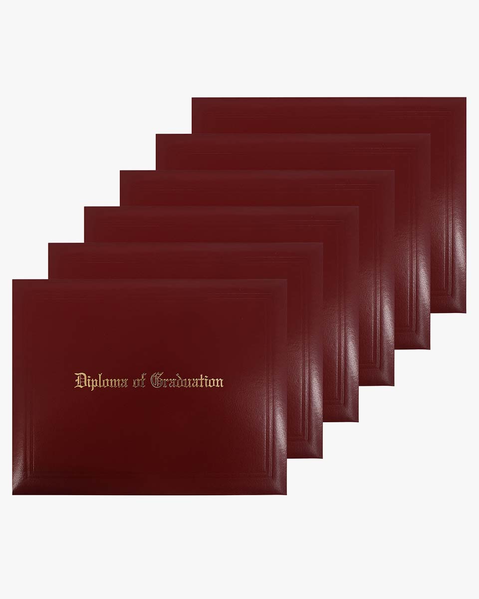 Diploma Cover With "Diploma Of Graduation" Imprinted – Multiple Colors & Sizes