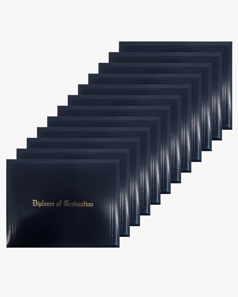 Diploma Cover With "Diploma Of Graduation" Imprinted – Multiple Colors & Sizes