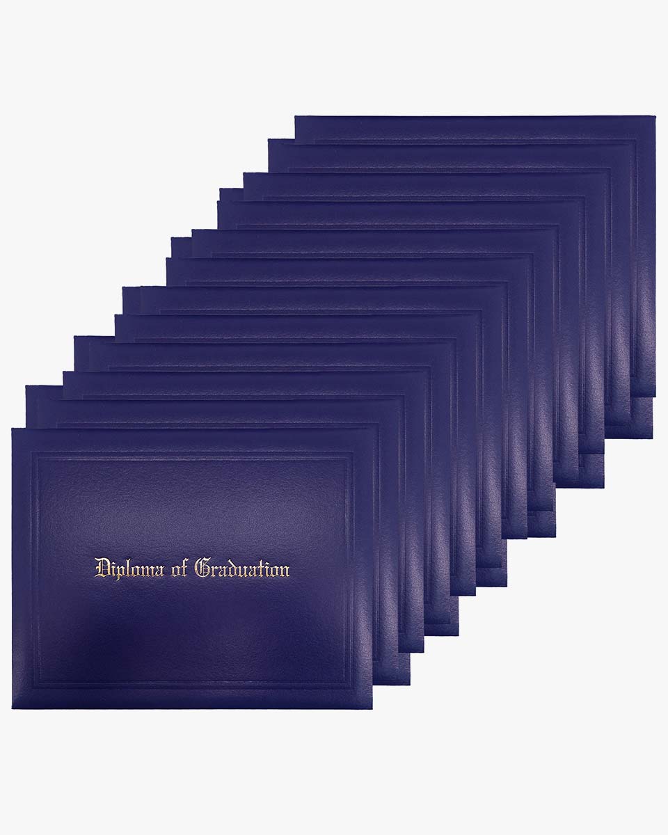 Diploma Cover With "Diploma Of Graduation" Imprinted – Multiple Colors & Sizes