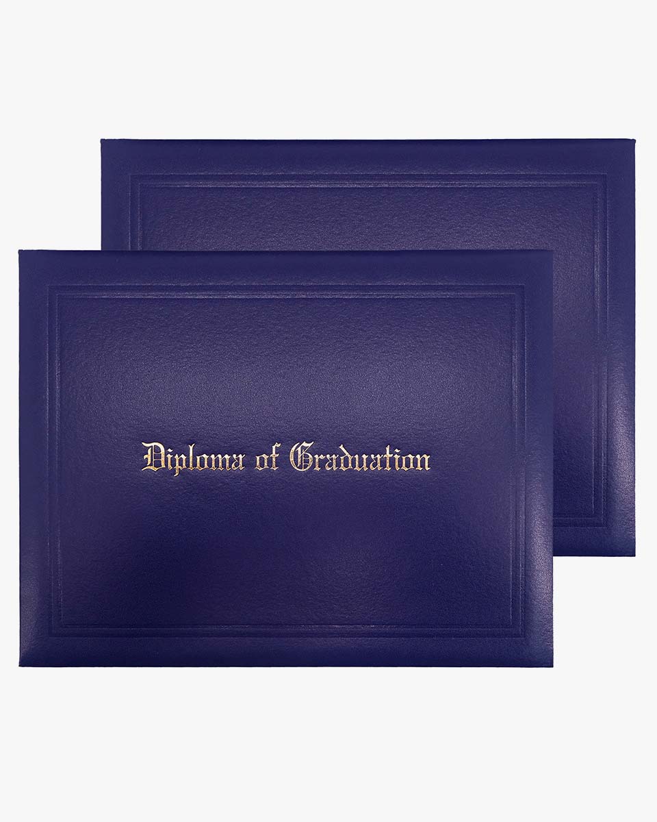 Diploma Cover With "Diploma Of Graduation" Imprinted – Multiple Colors & Sizes