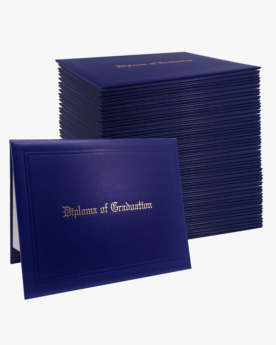 Diploma Cover With "Diploma Of Graduation" Imprinted – Multiple Colors & Sizes