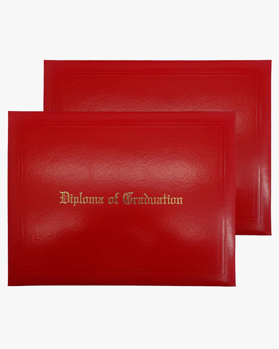 Diploma Cover With "Diploma Of Graduation" Imprinted – Multiple Colors & Sizes