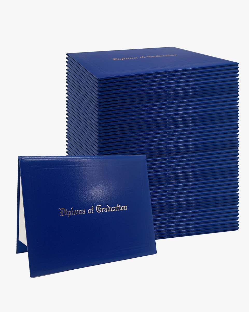 Diploma Cover With "Diploma Of Graduation" Imprinted – Multiple Colors & Sizes