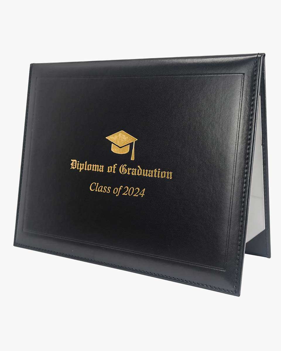 Diploma Cover With 2024 "Diploma Of Graduation" Imprinted