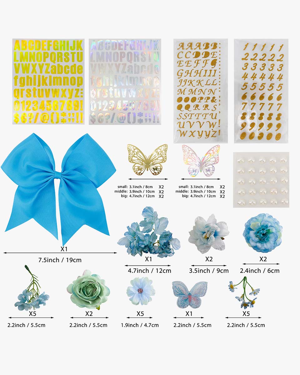 Graduation Cap Decoration Kit DIY Craft - 3 Colors Available