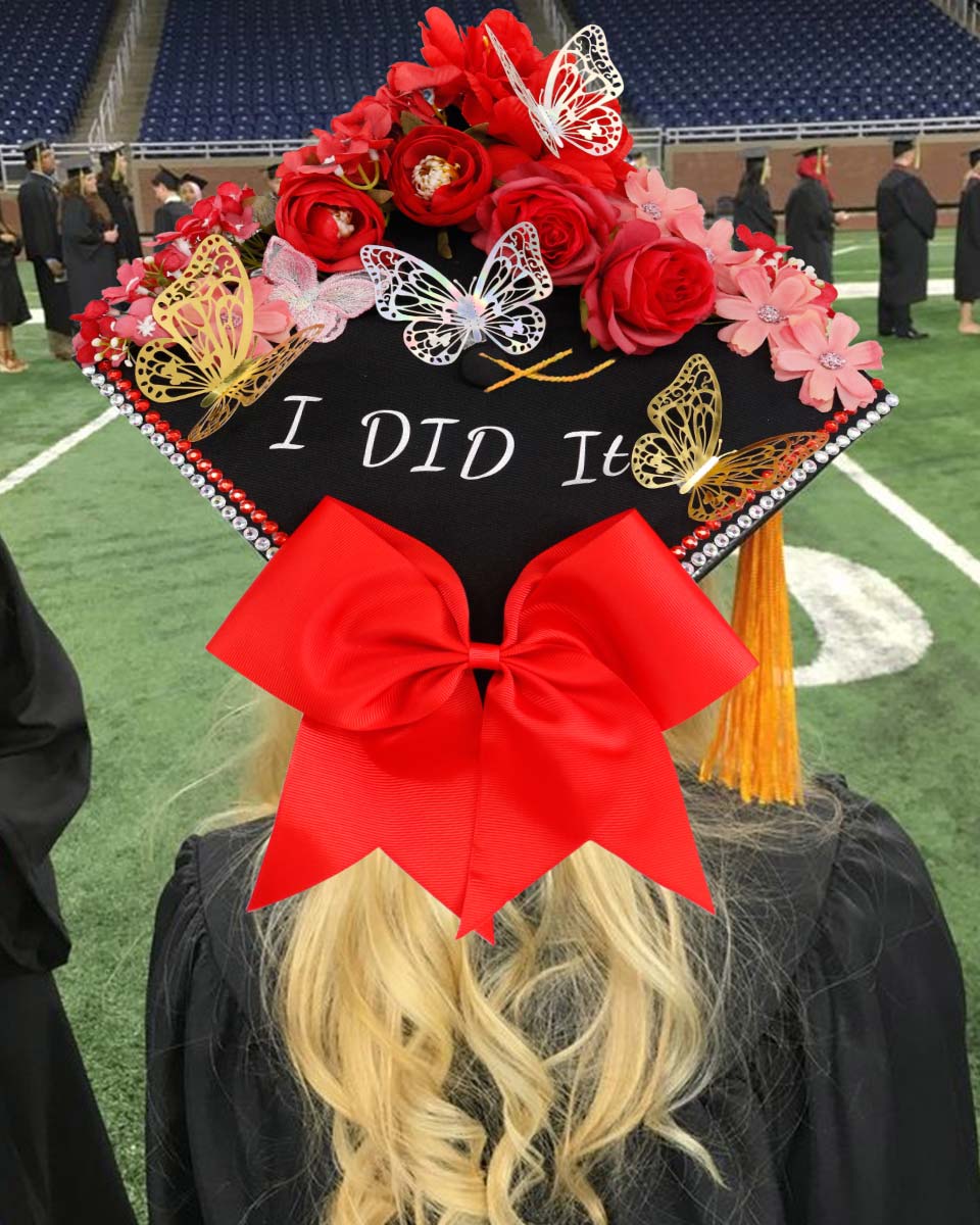 Graduation Cap Decoration Kit DIY Craft - 4 Colors Available