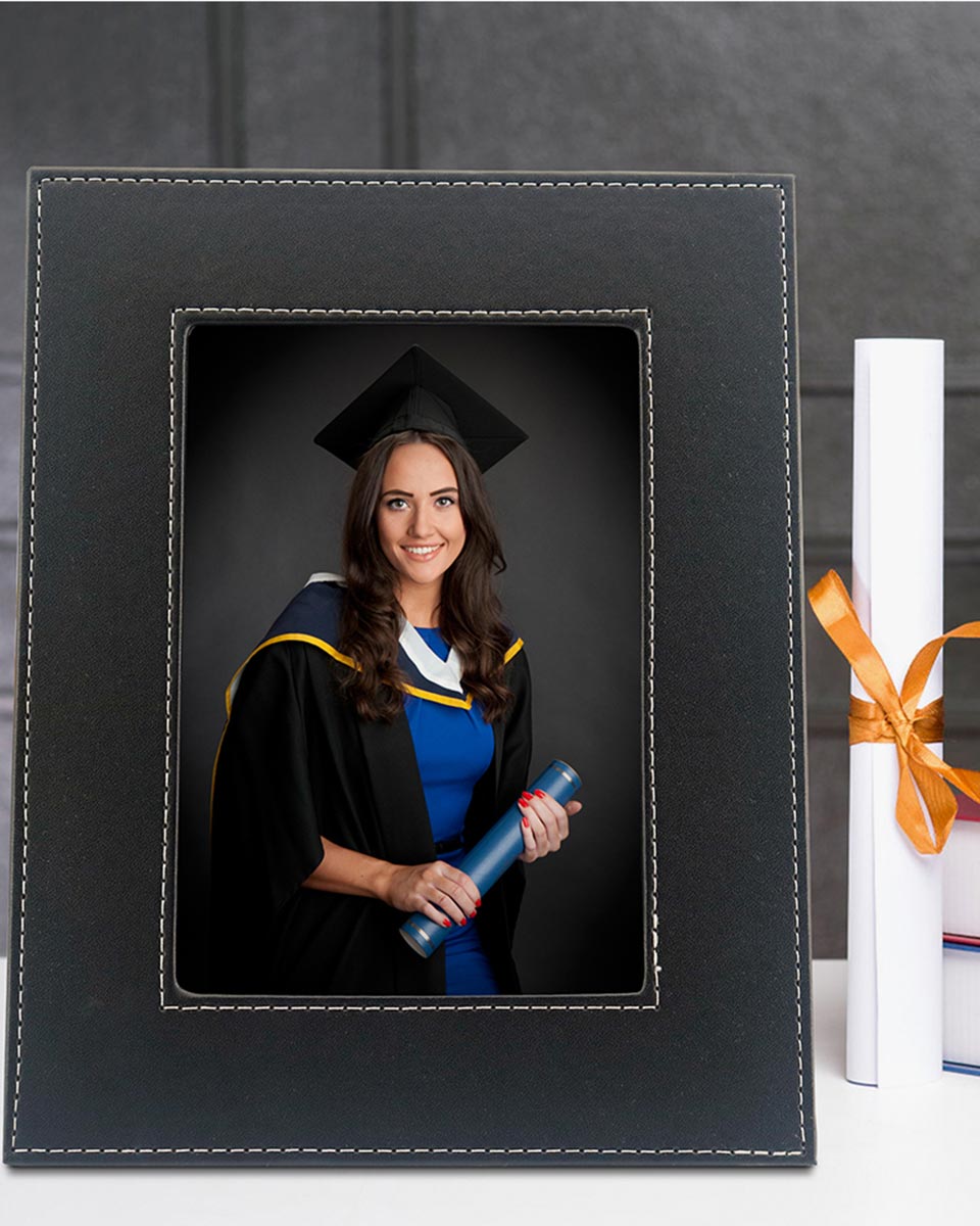Graduation 5 7 PU Picture Photo Frame 3 Styles Avialble