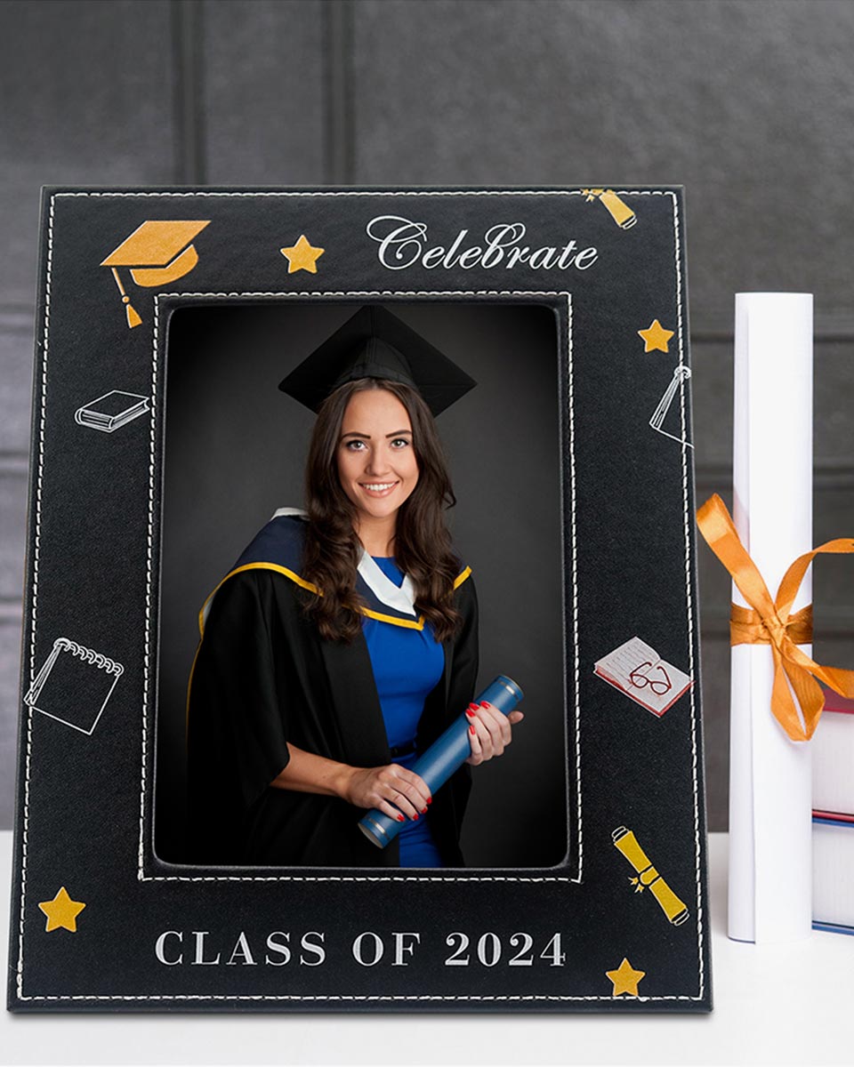 Graduation 5 * 7 PU Picture Photo Frame - 3 Styles Avialble