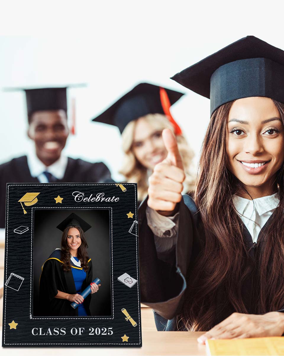 Graduation 5 * 7 PU Picture Photo Frame - 3 Styles Avialble