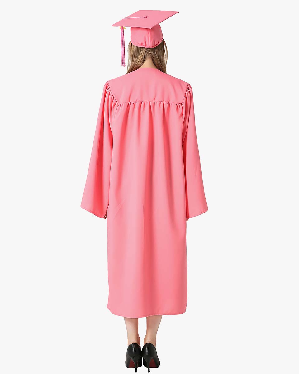 High School Premium Matte Graduation Cap, Gown, Stole & Imprinted Diploma Cover Package