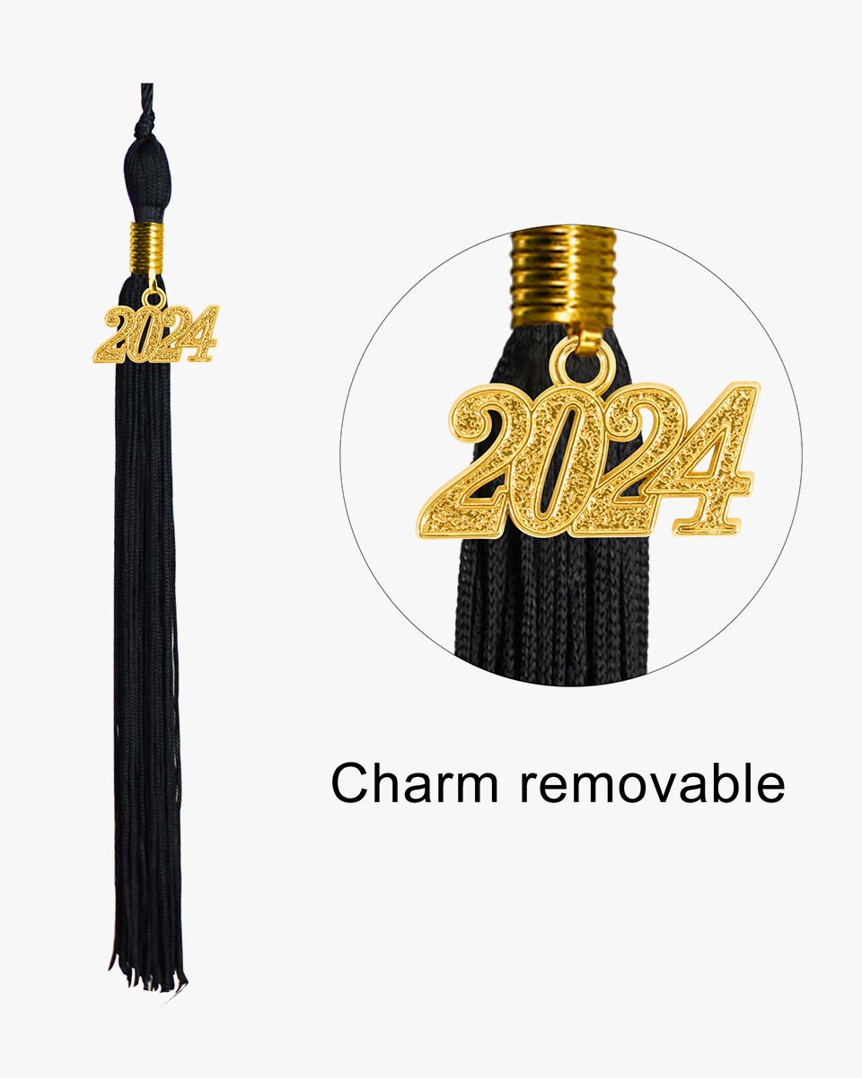 High School Economy Shiny Graduation Cap,Gown & Tassel Package - 12 Colors Available