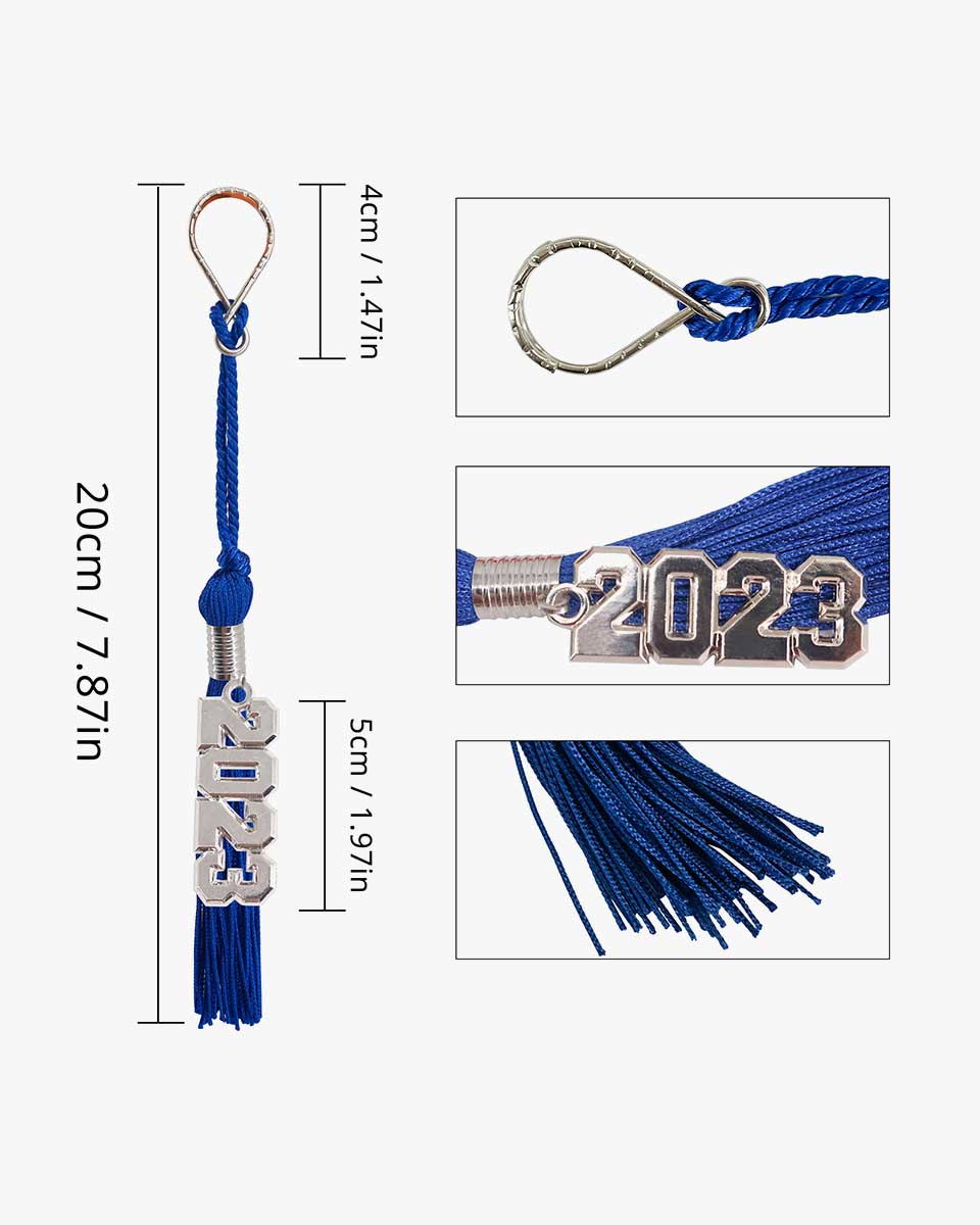 Tassel Keychain with Year Charm