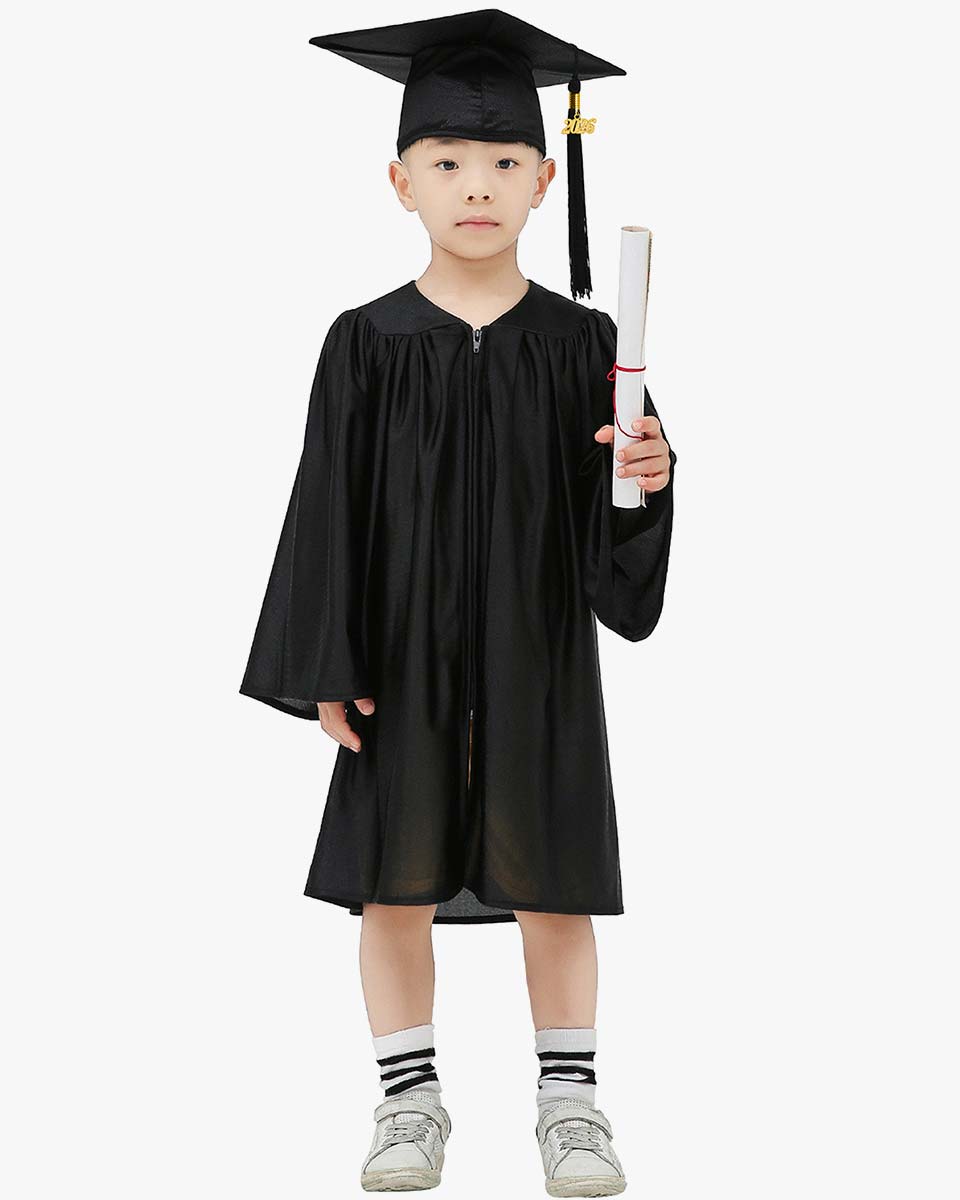 all black 13s cap and gown