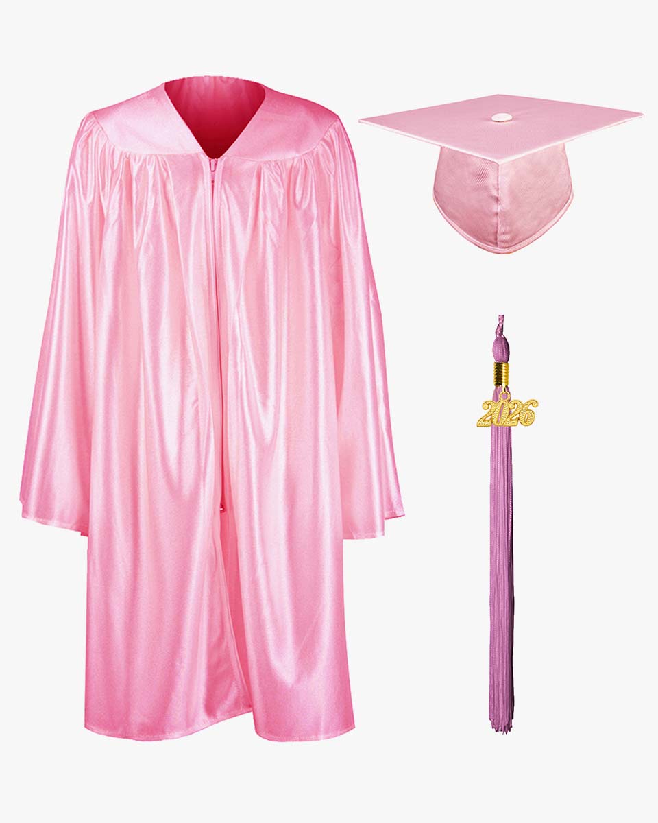 Shiny Kindergarten Graduation Cap, Gown, Stole, Diploma & Key Chain Package