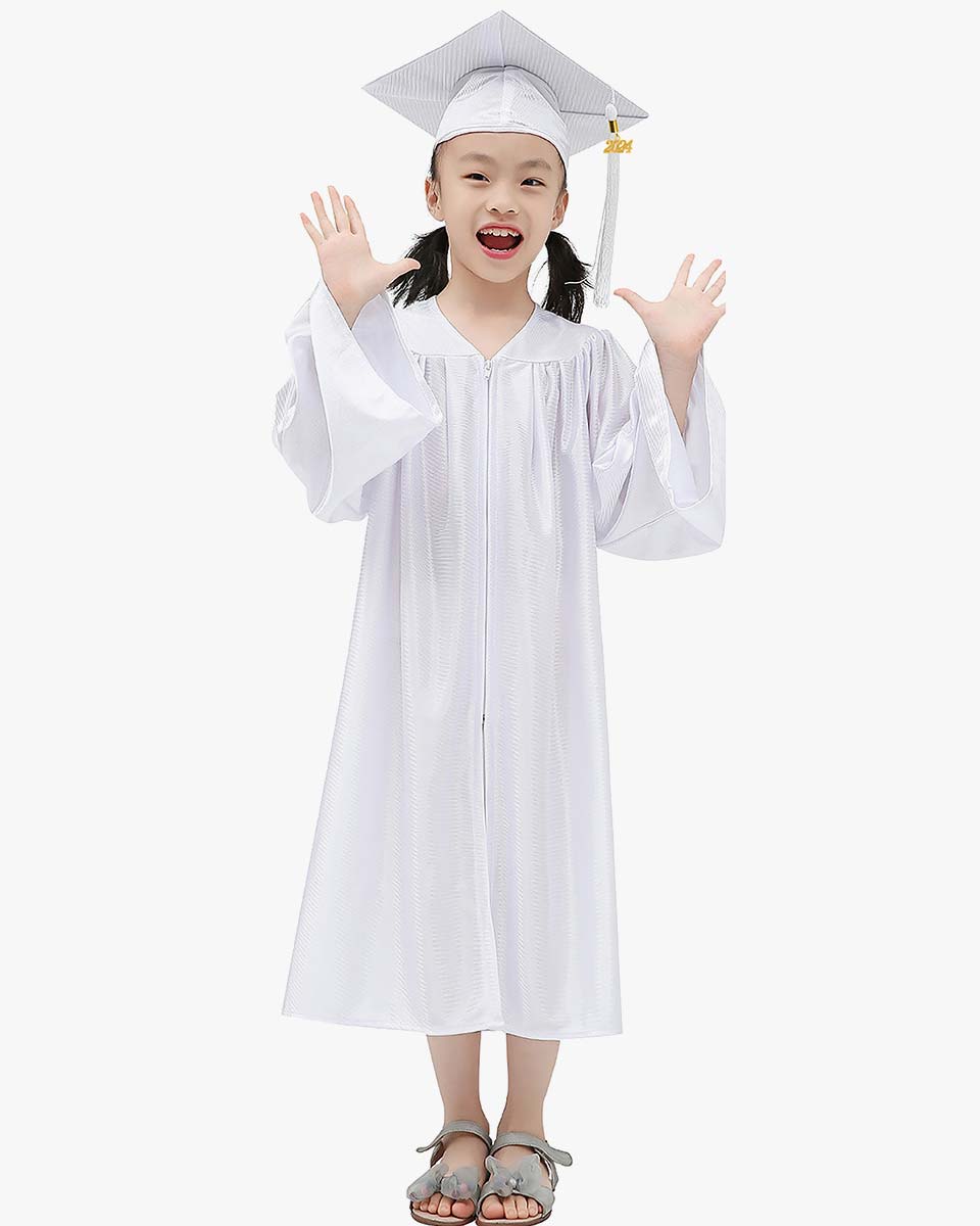 Matte Graduation Gown Choir Robe for Confirmation Baptism White – GradPlaza