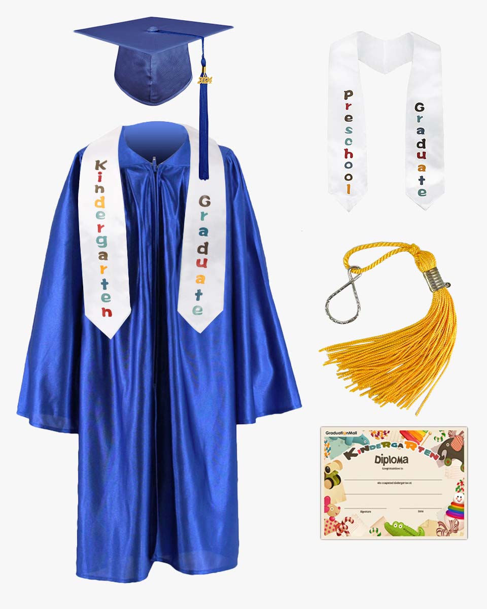 Children's Nursery Graduation Gown, Cap and Stole - Matte | eBay