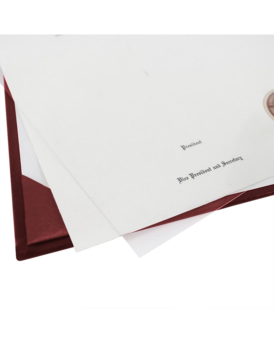 Plain Diploma Cover  – Multiple Colors & Sizes