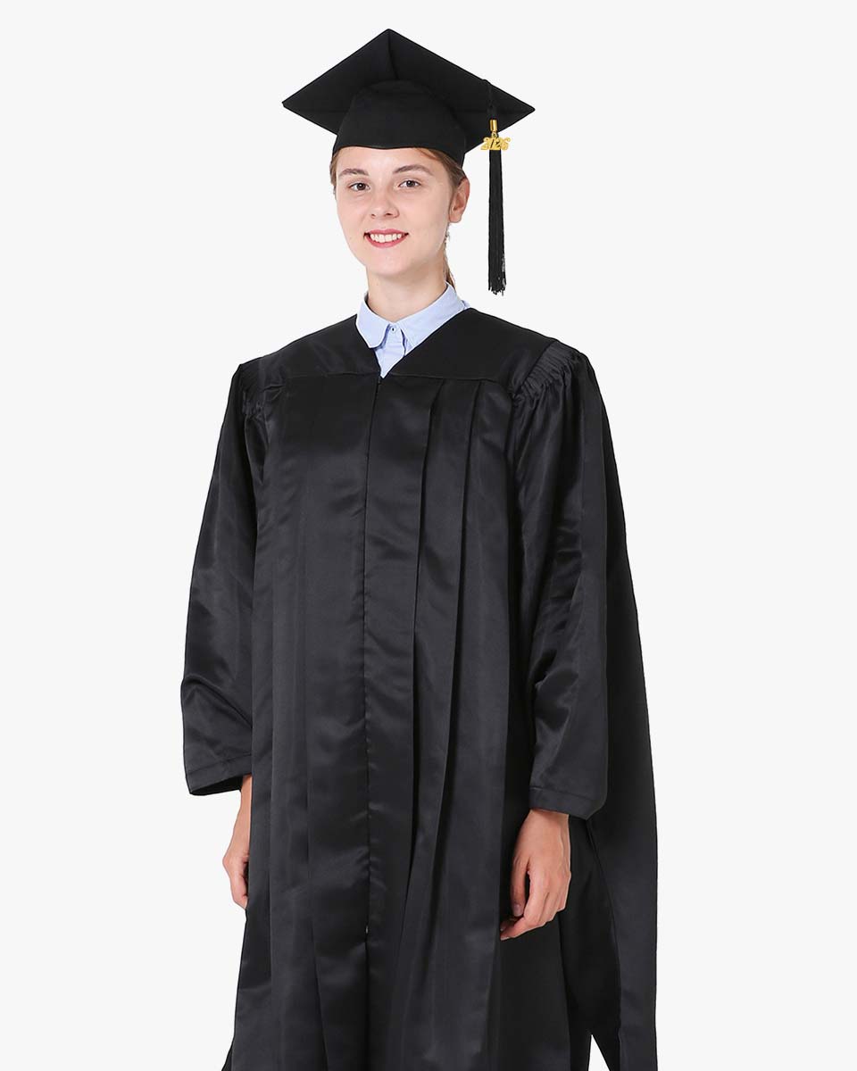 Deluxe Master Graduation Cap, Gown & Tassel Package