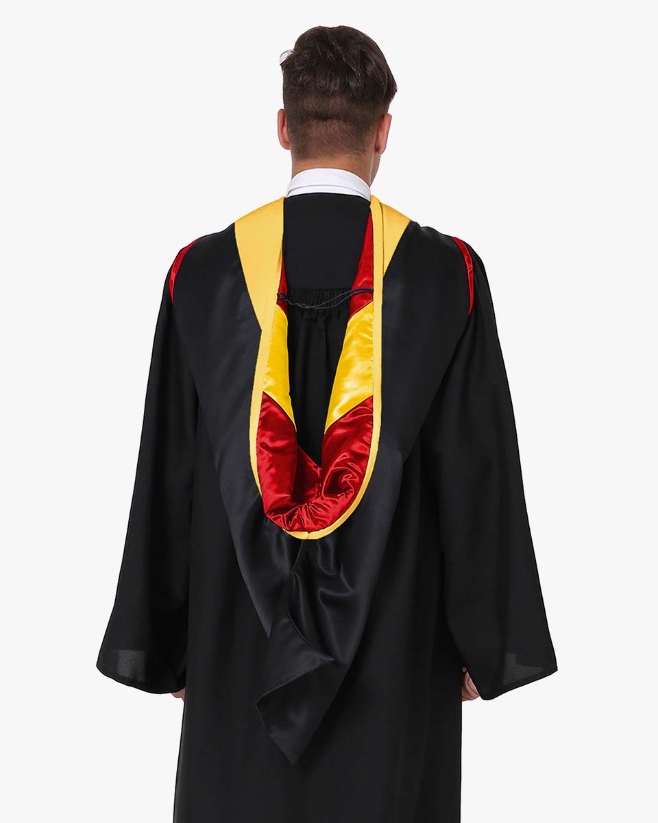 hood in graduation dress Deluxe Doctoral Graduation Custom Hood main image 0