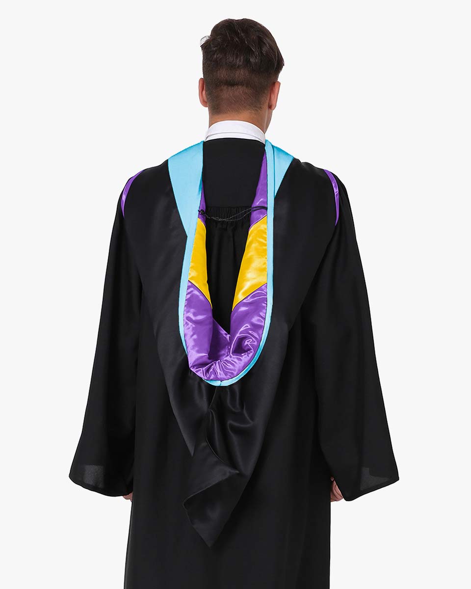 master's degree graduation dress Classic Masters Graduation Gown & Hood Package – Clerkmans main image 0