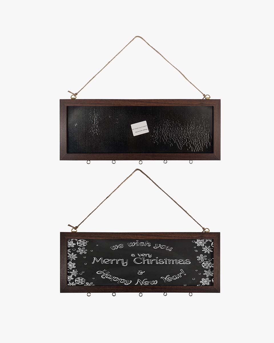 Hanging Photo Display Board Picture Frames with Blackboard – 2 Colors Available