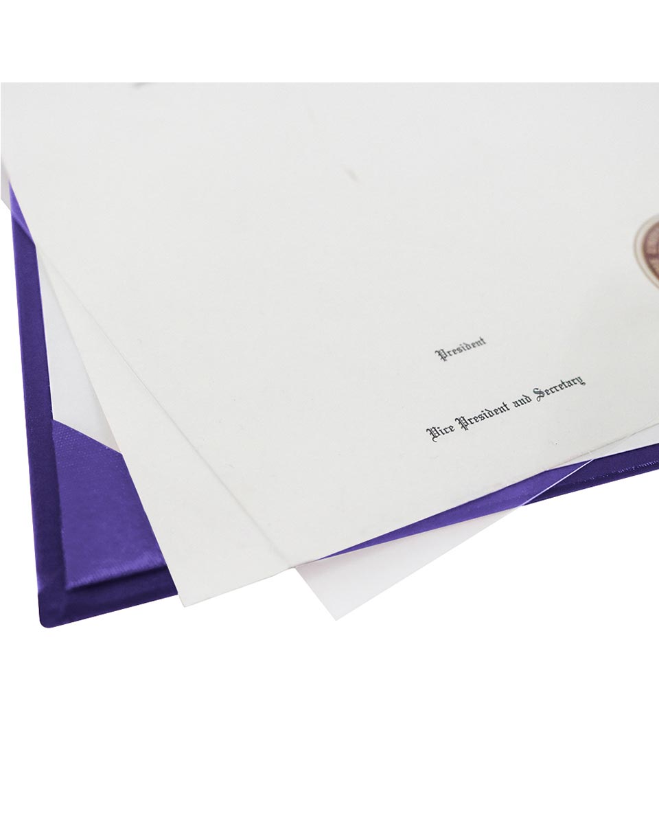 Plain Diploma Cover  – Multiple Colors & Sizes