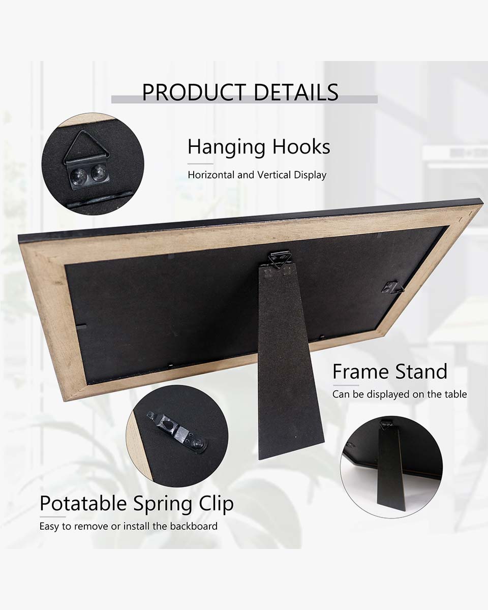 Black Wall and Tabletop CD Display Frame for Disc and Booklet - 2 Styles Available