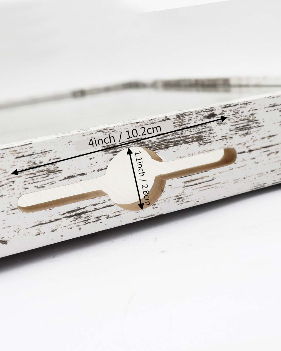 Shadow Box Frame White Wood Collection Case With Slot on top - 5 Sizes Available